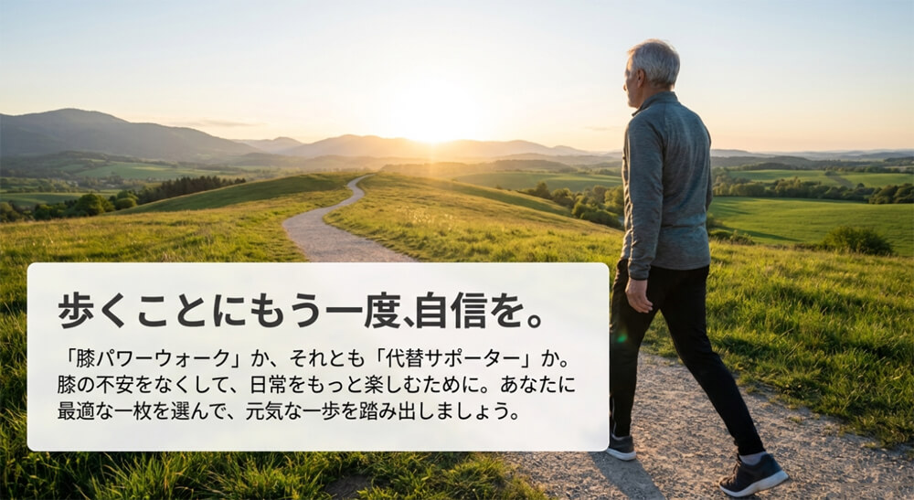 人工筋肉サポーター 膝パワーウォークの口コミ・評判まとめ